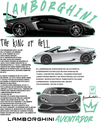 Podkładka pod mysz Lamborghini Aventador Król Piekieł 2