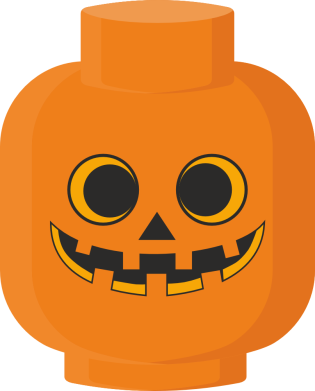 Bluza z kapturem męska na Halloween Dynia Lego 2
