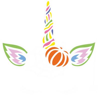 Koszulka damska z jednorożcami Unicorn halloween pumpkin 2