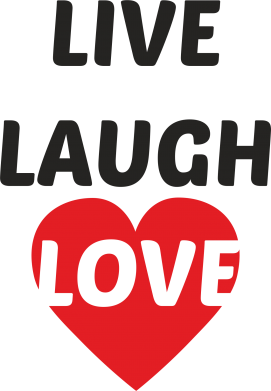 Koszulka polo dziecięca Live laugh love 2