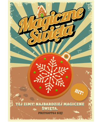 Bluza z kapturem męska Magiczne Święta 2