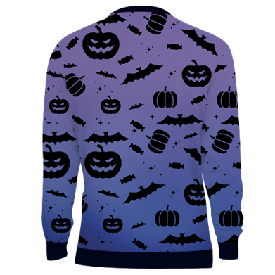 Bluza Fullprint na Halloween Dynia wzór Halloween 2
