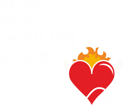 Koszulka męska Cute but devilish inside 2