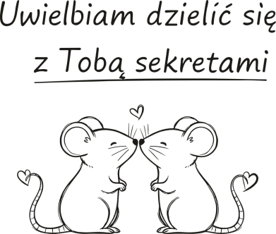 Koszulka polo dziecięca na Walentynki Uwielbiam dzielić się z Tobą sekretami 2