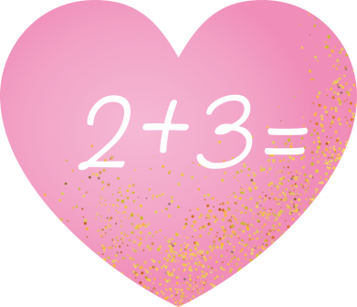 Koszulka damska Serce 2+3= 2
