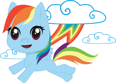 Koszulka damska Kucyk Rainbow Dash 2