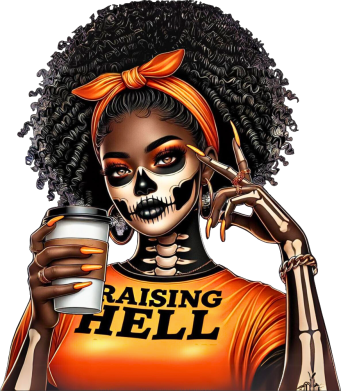Koszulka dziecięca na Halloween Raising hell 2