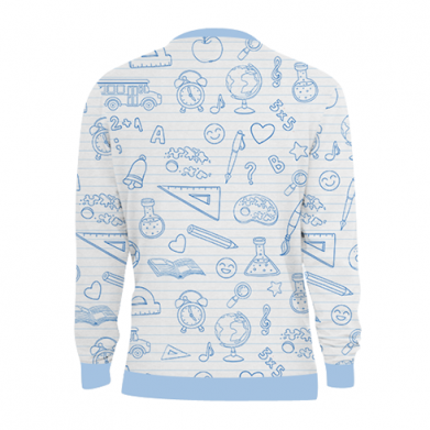 Bluza dziecięca Fullprint na Dzień nauczyciela Rysunek szkolny 2