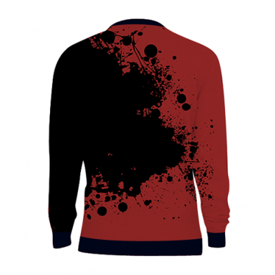 Bluza dziecięca Fullprint Czerwona kropelka i Twoje gra logo 2