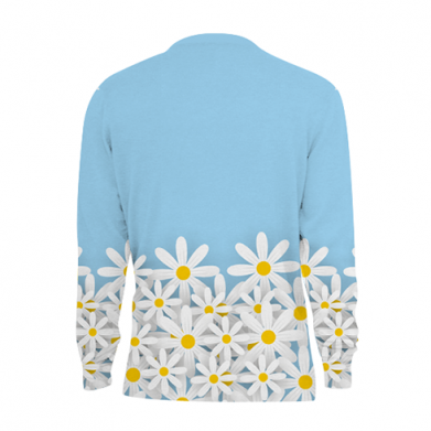 Bluza dziecięca Fullprint Rumianki i tekst 2