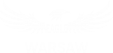 Naszywka tarcza Warsaw eagle black or white 2
