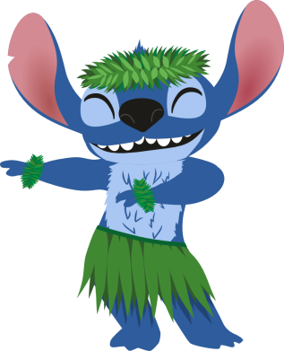 Bluza z kapturem męska Stitch tańczy 2