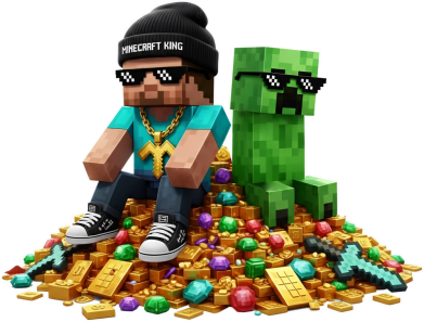 Koszulka męska Steve i Creeper 2