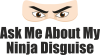 Zapytaj mnie o mój przebranie ninja