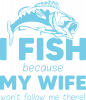 My Wife Won't Follow Me There