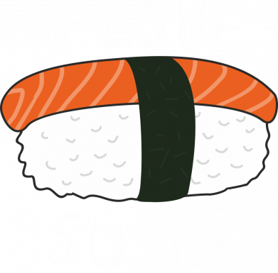 Bluza z kapturem męska Uwielbiam sushi 2