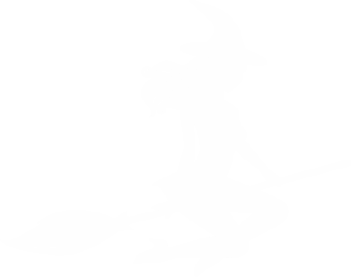 Koszulka męska na Halloween Wiedźma na miotle 2
