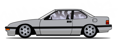 Koszulka damska Honda prelude car 2