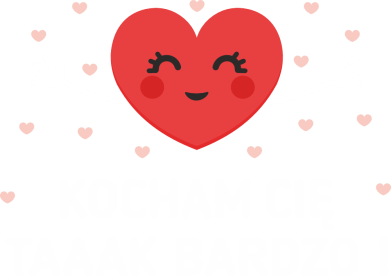 Koszulka damska na Walentynki Kocham cię taaak bardzo ! 2