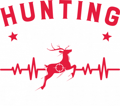 Naszywka okrągła Polowanie to moje cardio 2