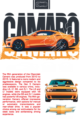 Koszulka dziecięca Chevrolet Camaro 2