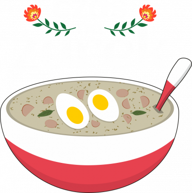 Bluza z kapturem męska Сzas na żurek 2