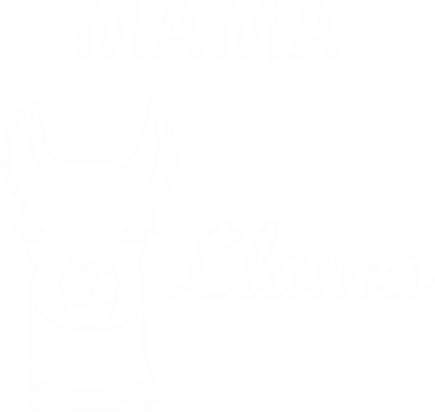 Koszulka dziecięca z alpakami i lamami Mama llama 2