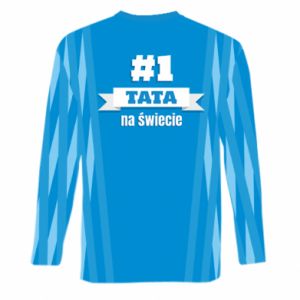 Mięskie 3d longslevee dla taty #1 tata na świecie