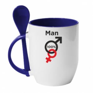 Kubki z ceramicznymi łyżkami