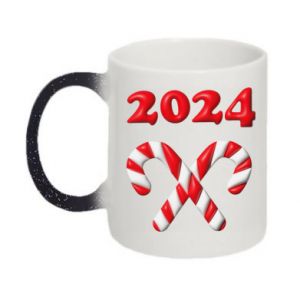 Kubki zmieniające kolor brokatowe
