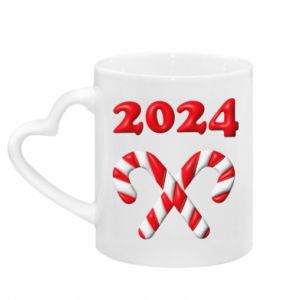 Kubki z uchwytem w kształcie serca