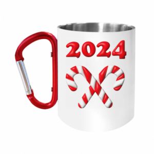 Kubki metalowe z uszkiem karabińczykiem