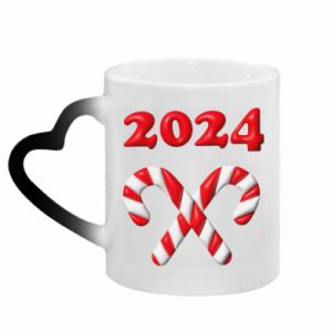 Kubki magiczne z uchwytem w kształcie serca