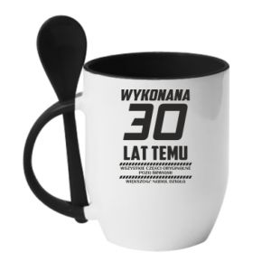 Kubki z ceramicznymi łyżkami