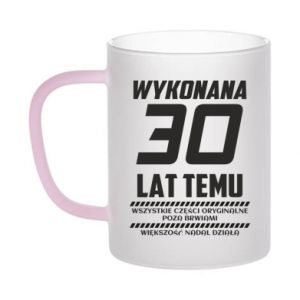 Kubki szronione dwukolorowe