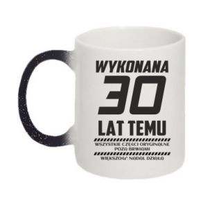 Kubki zmieniające kolor brokatowe