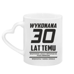 Kubki z uchwytem w kształcie serca