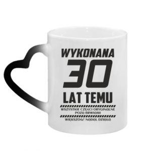 Kubki magiczne z uchwytem w kształcie serca