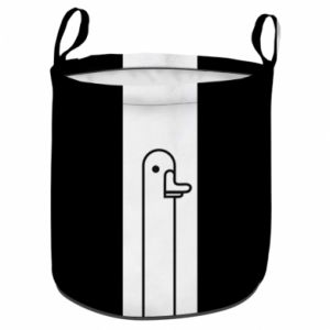 Koszyk na zabawki Fullprint Goose black and white