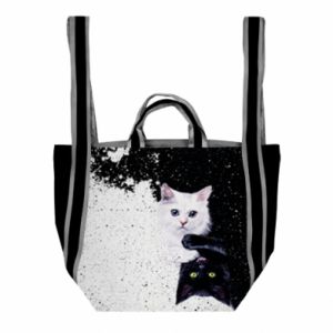 Torba plażowa Fullprint Yin and Yang cats