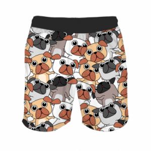 Męskie szorty sportowe Fullprint Little puppies