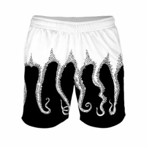Męskie szorty sportowe Fullprint Octopus tentacles