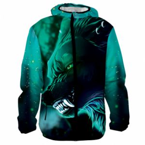 Męska kurtka lekka Fullprint Magic Wolf