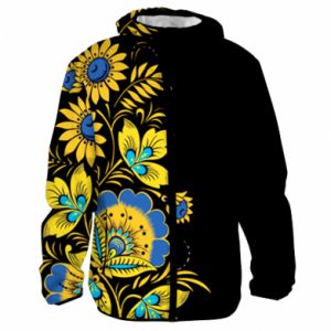 Męska kurtka lekka Fullprint Ukraina! Malarstwo Petrikovskaya