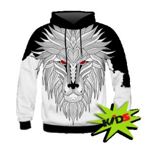 Bluzy dziecięce z kapturem fullprint