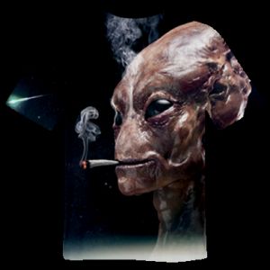 Męska koszulka Fullprint Alien