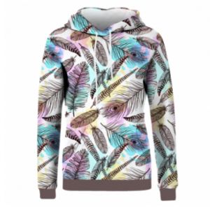 Bluzy z kapturem fullprint