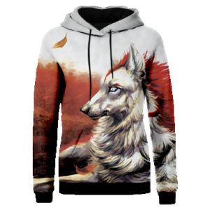 Bluzy z kapturem fullprint