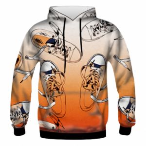 Bluza z kapturem fullprint