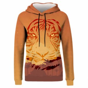 Bluzy z kapturem fullprint